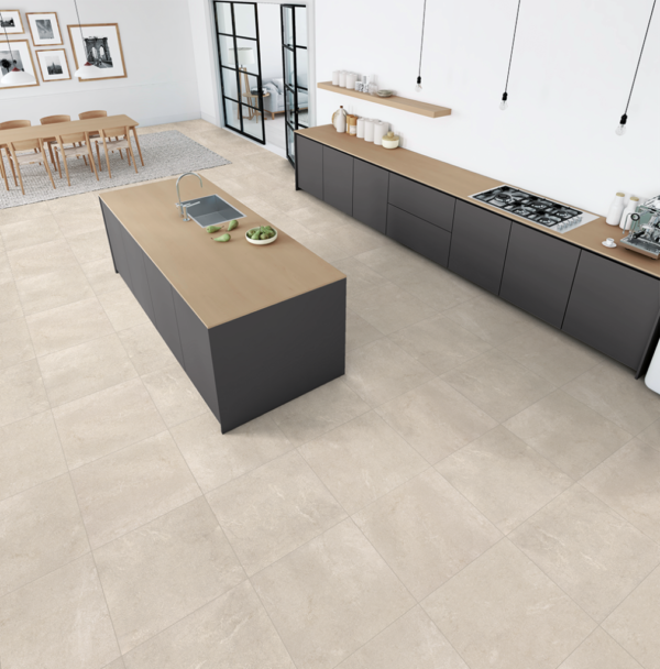 Tegel Breda 60*60 cm Beige en Warm Grijs