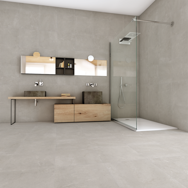 Tegel Breda 60*60 cm Beige en Warm Grijs - Afbeelding 2