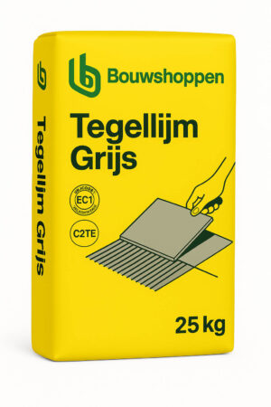 Tegellijm Poeder Grijs Flexibel, zak á 25 kg